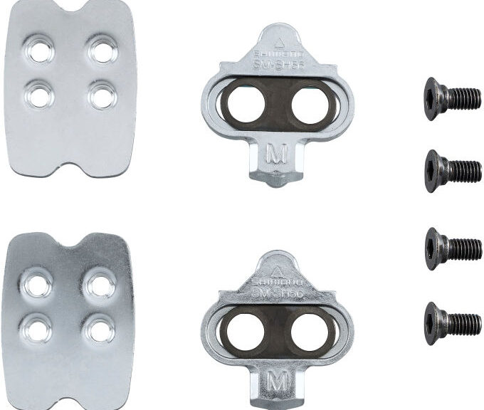 Schoenplaatjes Shimano SM-SH56 SPD met borgplaatjes (meerzijdig uitklikbaar)