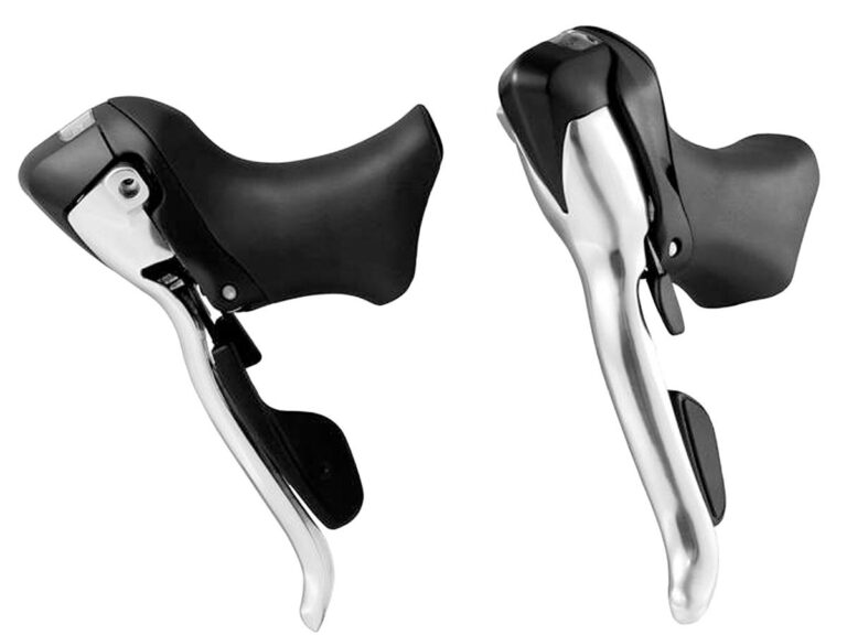 Verstellerset STI 2 x 8 speed Sunrace ST-R81 inclusief binnenkabels - Zwart/Zilver
