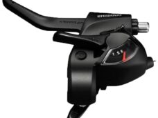 Versteller (links) met remhendel 3 speed Shimano Tourney ST-TX800 - 2-vingers - zwart