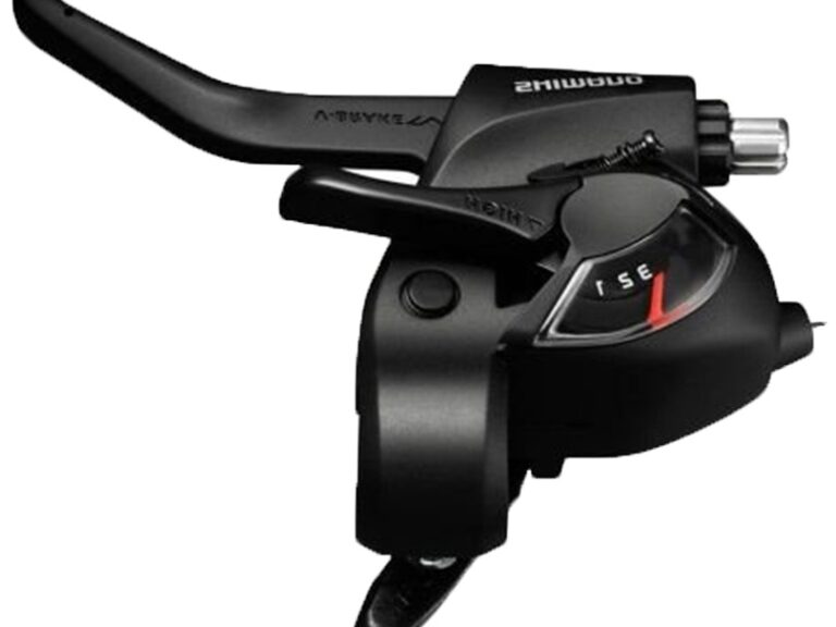 Versteller (links) met remhendel 3 speed Shimano Tourney ST-TX800 - 2-vingers - zwart