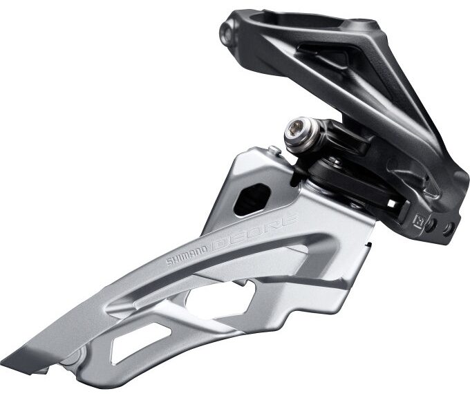 Voorderailleur 3 x 10-speed Shimano Deore FC-M6000 side swing - hoge klem 40-42T - Zwart/Zilver