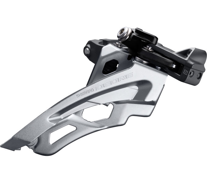 Voorderailleur 3 x 10-speed Shimano Deore FC-M6000 side swing - middelhoge klem - 40-42T - zwart