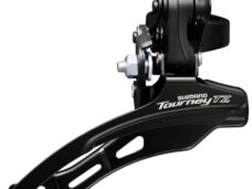 Voorderailleur 6/7-speed Shimano Tourney TZ FD-TZ510 down swing - met hoge klem ø31,8 mm - 48T - Zwart/Zilver
