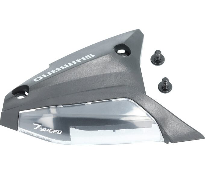 Afdekkapje 7 speed Shimano ST-EF500 - 4 vingers (inclusief boutjes) - Zwart