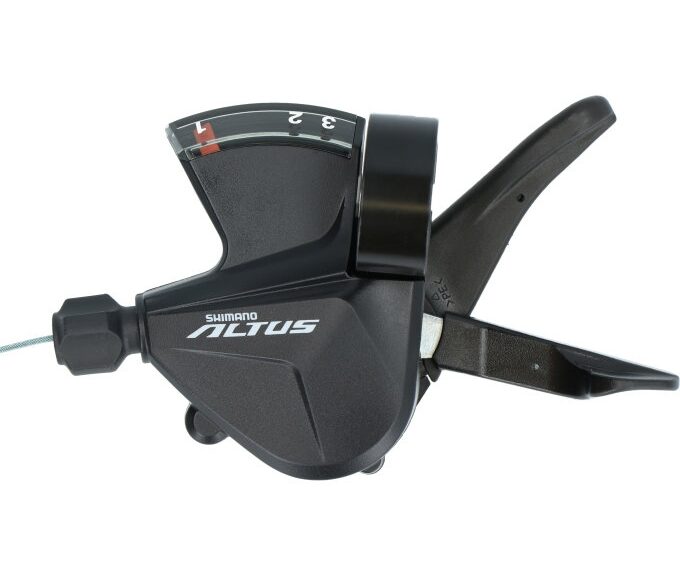 Versteller (links) 3 speed Shimano Altus SL-M2010 - zwart