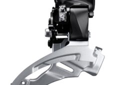 Voorderailleur 3 x 9-speed Shimano Alivio FD-M2000 top swing - dual pull met hoge klem 40T (66-69°) - Zwart/Zilver