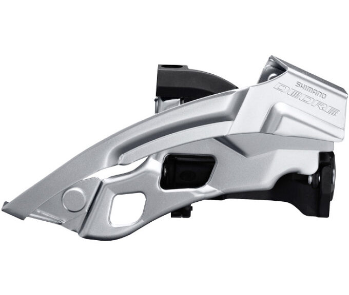 Voorderailleur 3 x10-speed Shimano Deore FC-T6000 - Top Swing - lage klem 63-66° - 44-48T - Zwart/Zilver