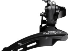 Voorderailleur 6/7-speed Shimano Tourney TZ FD-TZ510 down swing - hoge klem ø28,6 mm - 48T - Zwart/Zilver