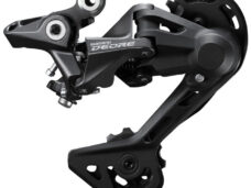 Achterderailleur 2 x 10/11-speed Shimano Deore M4120 SGS - directe montage - zwart