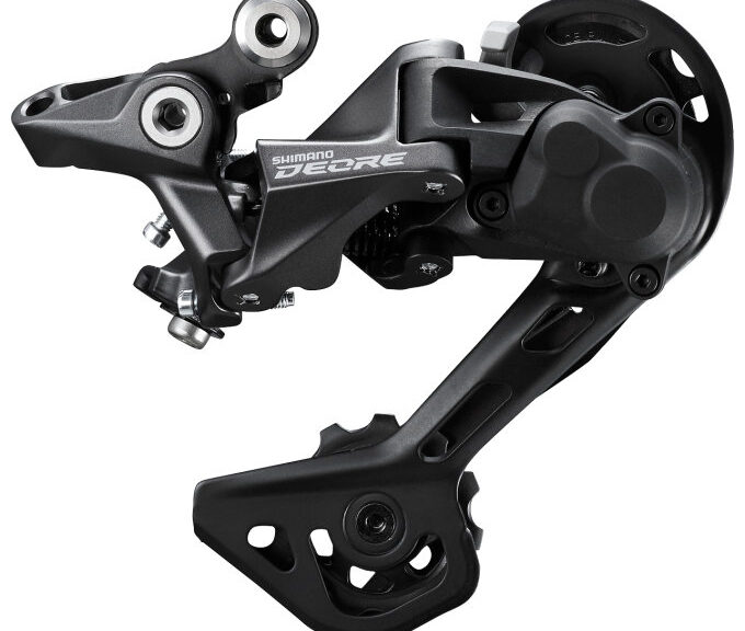 Achterderailleur 10/11-speed Shimano Deore M5120 SGS - directe montage - zwart