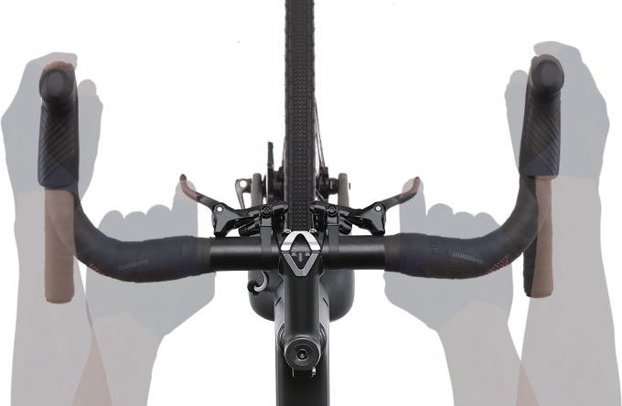 Versteller (rechts) met remhendel 2 x 11 speed Shimano GRX Di2 ST-RX815 - Afbeelding 2