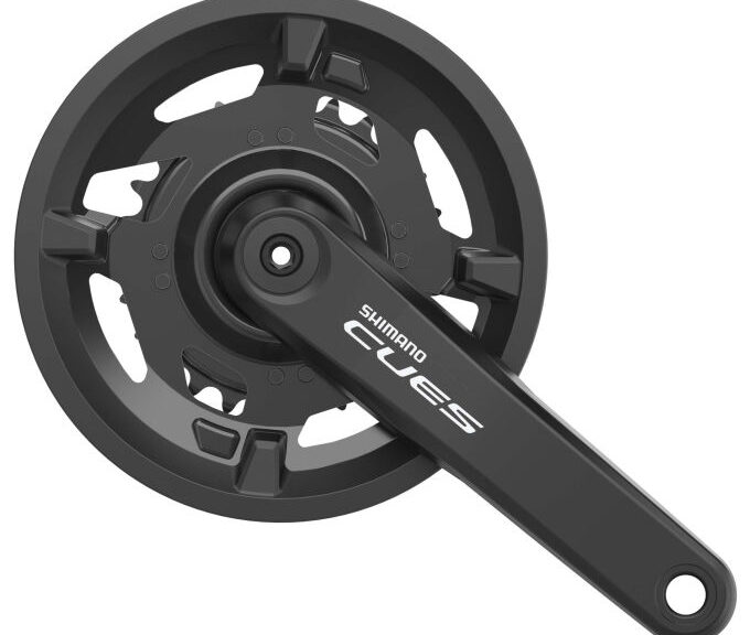 Crankstel 2 x 9/10/11 speed Shimano CUES FC-U4000 met 175 mm crankarm 40-26 tands (met kettingscherm)