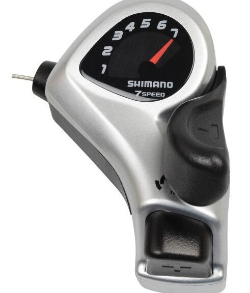 Versteller rechts 7 speed Shimano ST-TX50 - zwart/zilver
