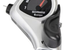 Versteller rechts 6 speed Shimano ST-TX50 - zwart/zilver