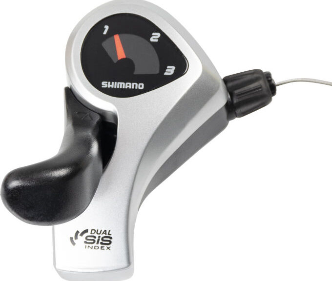 Versteller links 3 speed Shimano ST-TX50 - zwart/zilver