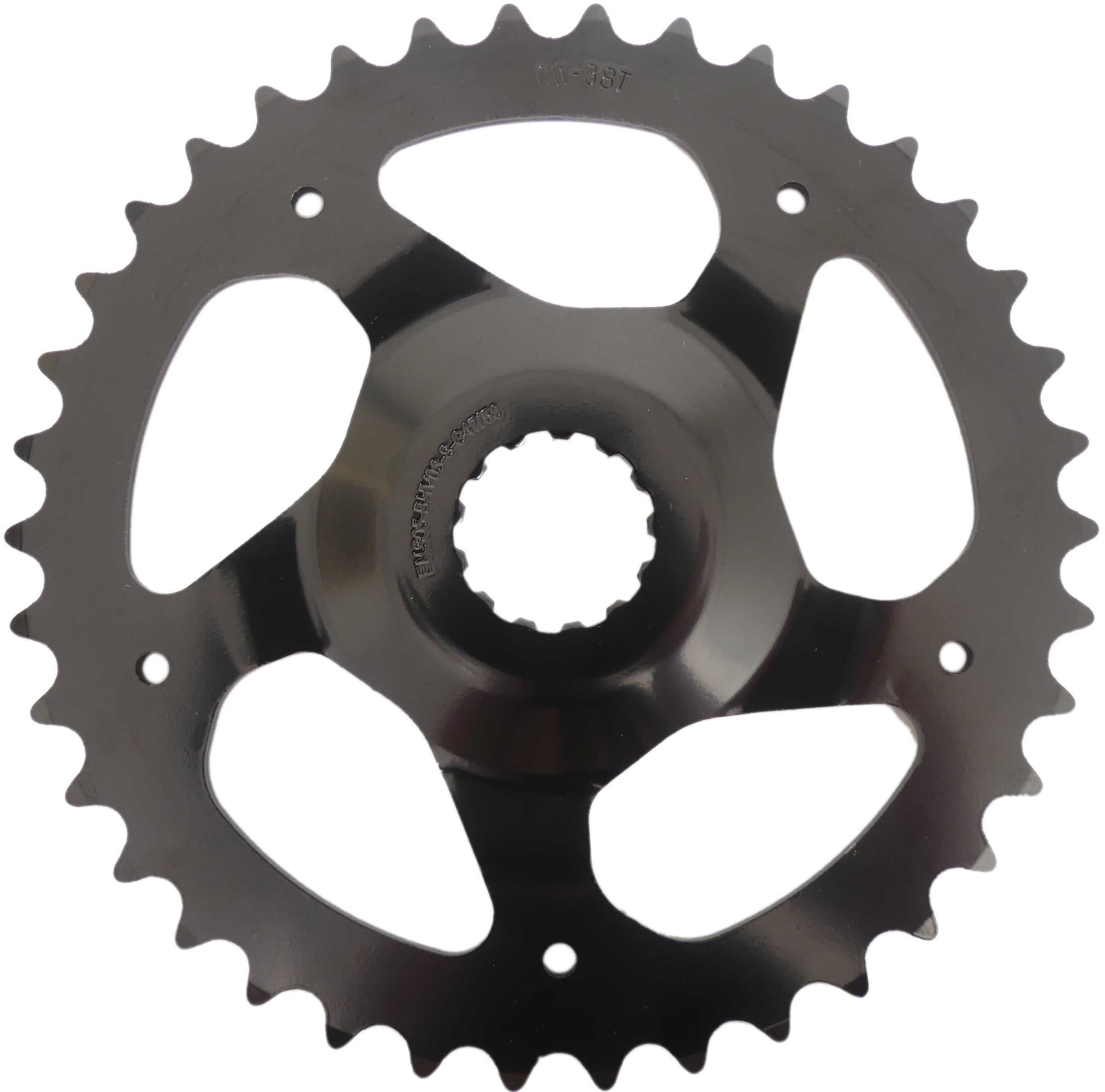 Tandwiel Bosch-3 E-Bike - 8/9-speed - 38 Tands - Zwart