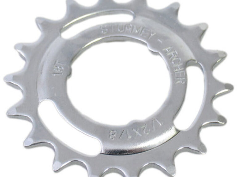 Tandwiel Sturmey Archer 18T - 1/8" doorgezet - chroom