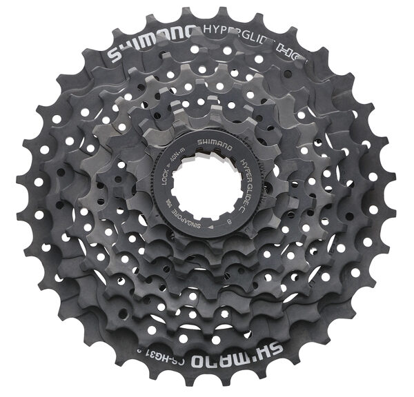 Cassette 8 speed Shimano Altus HG31 11-34T - zwart