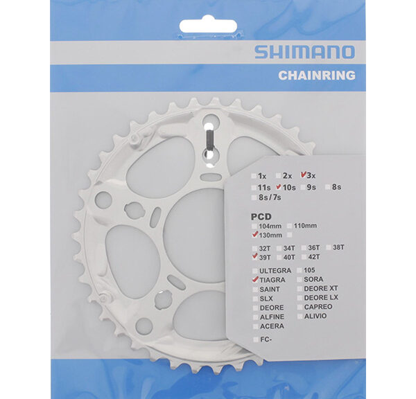 Kettingblad  39T Shimano Tiagra FC-4603 39T-D - zilver
