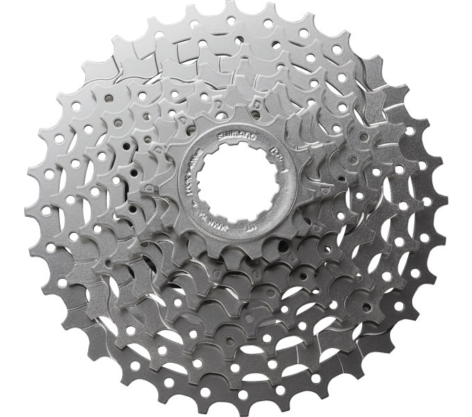 Cassette 9 speed Shimano Alivio CS-HG400 11-36T - zilver