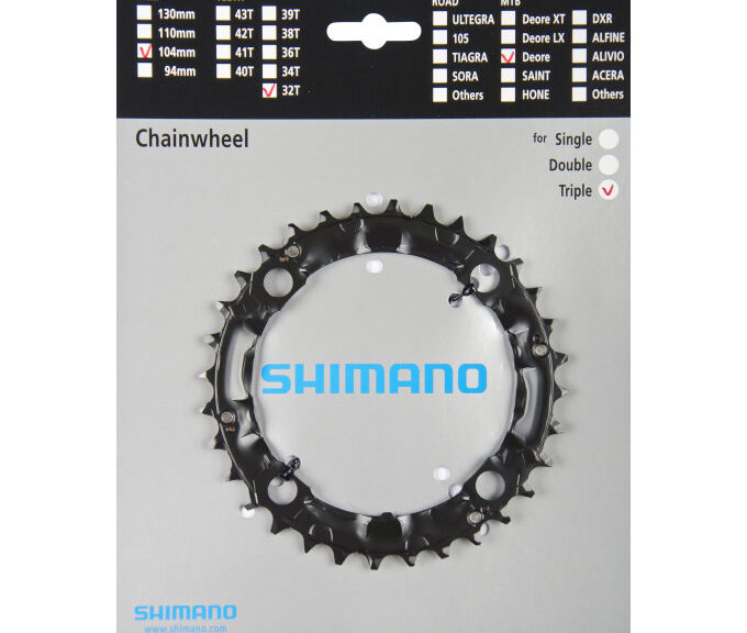 Kettingblad 44T Shimano Deore FC-M480 - zwart