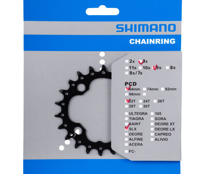 Kettingblad 24T Shimano Deore FC-M617 - zwart