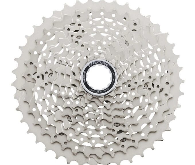 Cassette 10 speed Shimano Deore CS-M4100-A 11-42T - Zilver - Werkplaatsverpakking