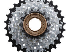 Freewheel 6 speed Shimano MF-TZ510 14-28T - Zilver
