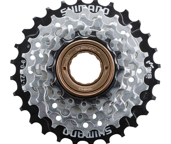 Freewheel 6 speed Shimano MF-TZ510 14-28T - Zilver