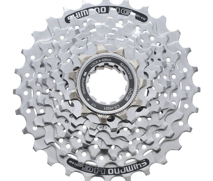 Cassette 8 speed Shimano Alivio HG51  11-30T (10 stuks in werkplaatsverpakking)