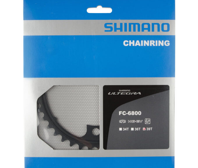 Kettingblad 39T Shimano Ultegra FC-6800 (MD) 2x11 speed - zwart