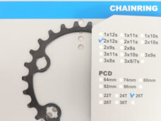 Kettingblad 26T Shimano SLX FC-M7100 / FC-M7120 - 12 speed