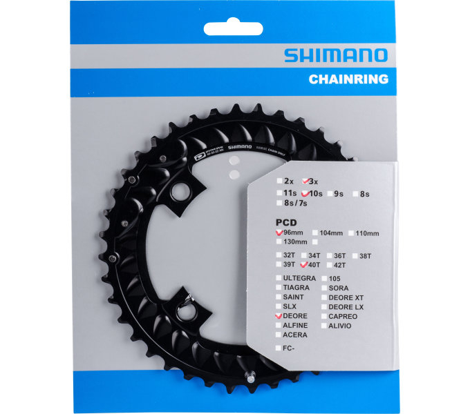 Kettingblad 40T Shimano Deore FC-M6000 3x10 speed
