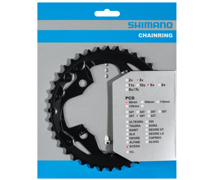 Kettingblad 40T Shimano Acera FC-M3000 - 9 speed