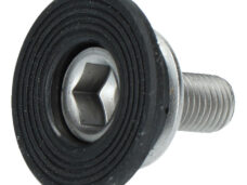 Crank bevestigingsbout met afdekkap Shimano FC-TX501 / FC-TY501 - Zwart/Zilver