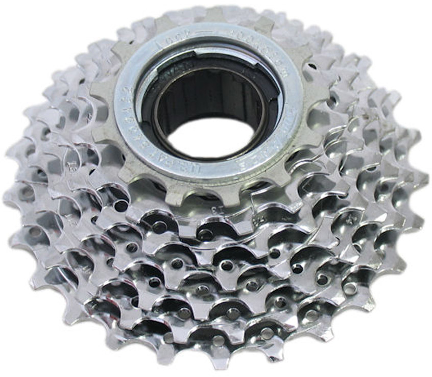 Freewheel 7 speed Sunrace MFR30 13-25 tands - chroom