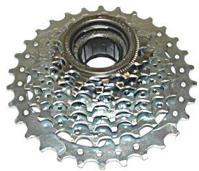 Freewheel 8 speed Sunrace MFE60 13-28 tands - chroom