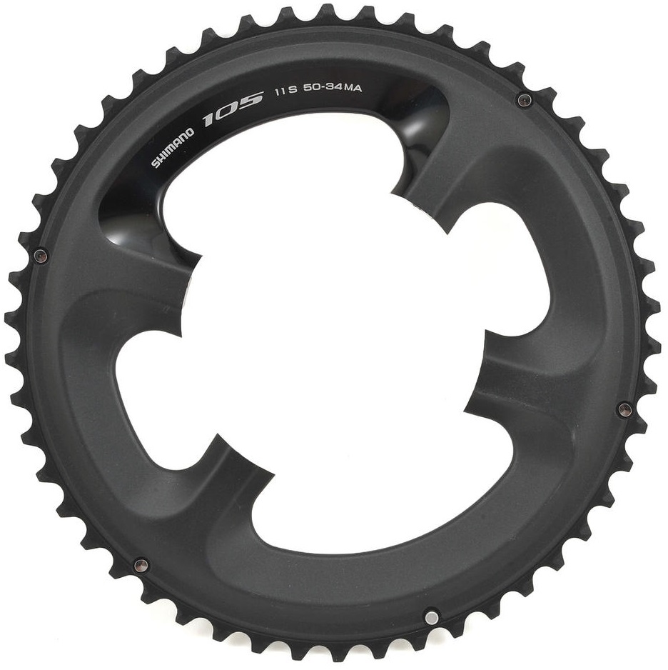 Kettingblad 50T Shimano 105 FC-5800 MA - zwart (voor 50-34T)