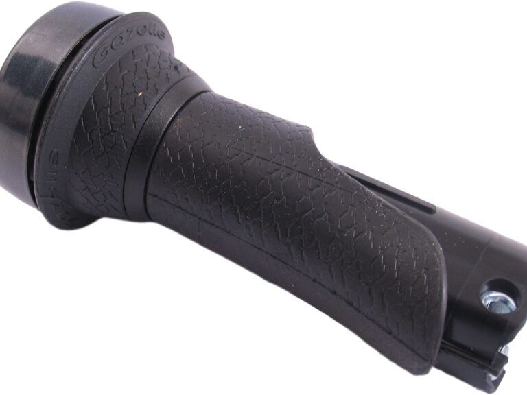 Handvat links Gazelle Basis 100mm met draaibel - zwart