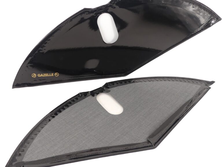 Jasbeschermerset 28" Gazelle lakdoek - zwart