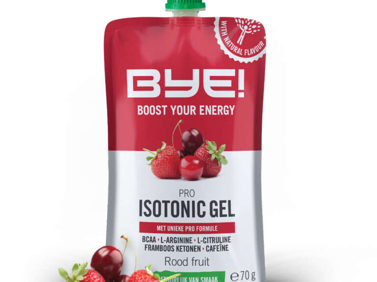 BYE! Pro Isotonic Gel 70 gram - rood fruit (doos a 12 stuks)