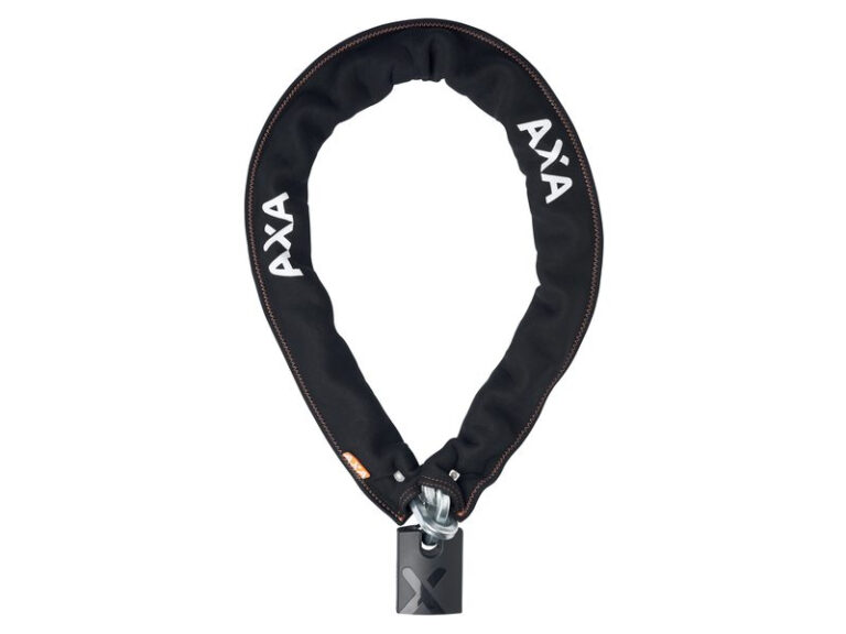 Kettingslot Axa Newton Promoto+ 4 130/10,5 met neopreen hoes - zwart