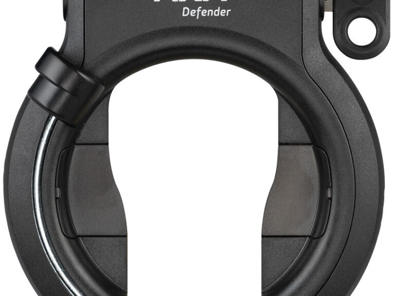 Ringslot Axa Defender Retractable met uitneembare sleutel - zwart