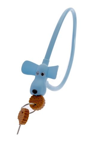 PexKids kabelslot Flappie de waakhond met 2 sleutelkoekjes - ø10 mm x 58 cm - blauw