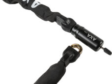 Kettingslot Axa Linq ART 2 - 180-9.5 met polyester hoes - zwart