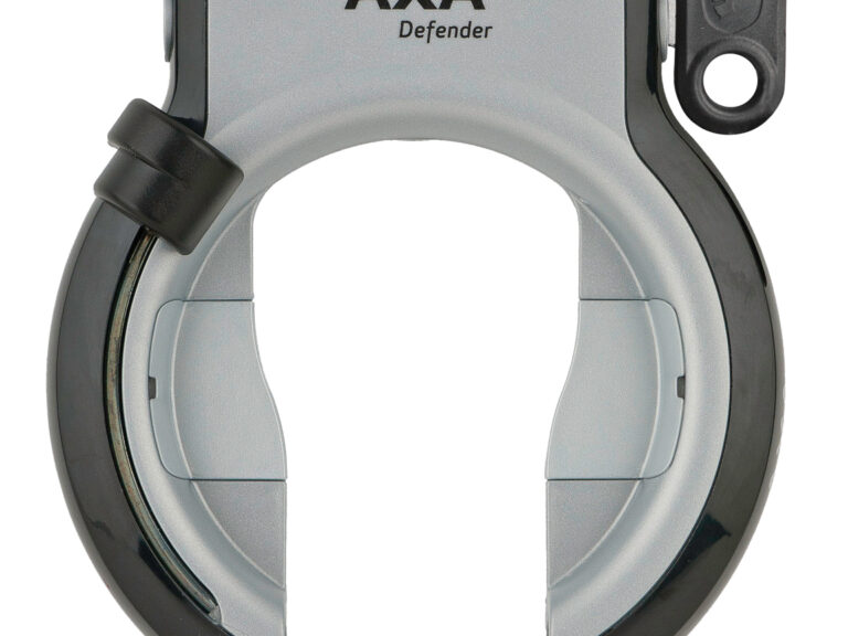 Ringslot Axa Defender Retractable - grijs / mat zwart