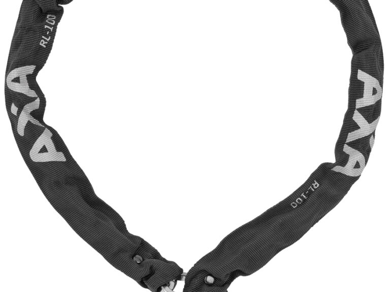 Ringslot Axa Defender met RLC 100 insteekketting en zadeltasje