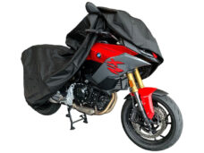 Motorradabdeckung DS Covers ALFA groß - schwarz