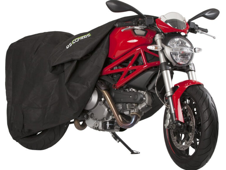 Motorhoes DS Covers FOX indoor XL - zwart