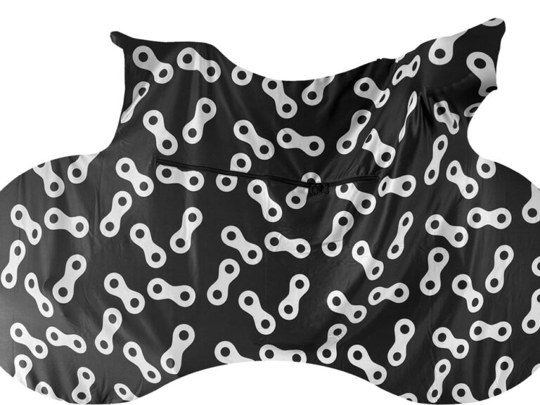 Fietssok DS Covers CHAINS - geschikt voor op de fietsdrager -  zwart